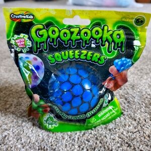 Goozooka Squeezers Stress Ball Blue with Net‎
